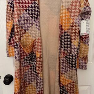 LuLaRoe Colorful Houndstooth Cardigan